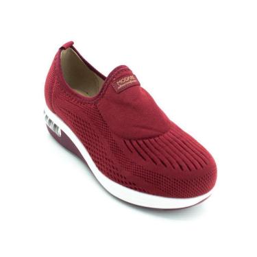 Imagem de Tênis Feminino Modare Slip On  217.18345 - Vermelho-Feminino