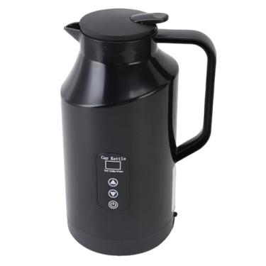 Imagem de Cryfokt Chaleira Elétrica de Carro, Caneca de Viagem Aquecida de Caldeira por Portátil de 1500 Ml, Temperatura Ajustável de Aquecedor de água Vegetal 25 ° C a 100 ° C que Quente