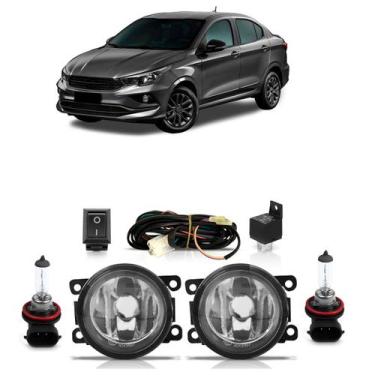 Imagem de Kit Par Farol Milha Auxiliar Par Lâmpada Halógena Cronus 2018 2019 202