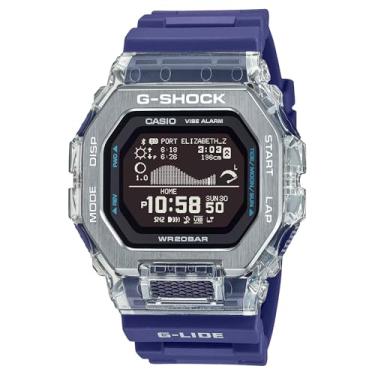 Imagem de Casio G-Shock G-LIDE GBX-100 Series Relógio digital de resina azul 50,9 mm - GBX100S-2