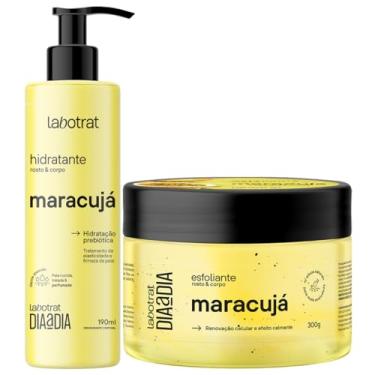 Imagem de Kit Hidratante + Esfoliante Corpo E Rosto Labotrat Dia A Dia Cheiro De Fruta Maracuja 300g