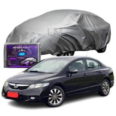 Imagem de Capa Para Cobrir Carro Honda Civic Impermeável Anti Uv com Forro Centr