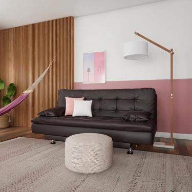Imagem de Sofá-Cama 3 Lugares Casal Raridade Café