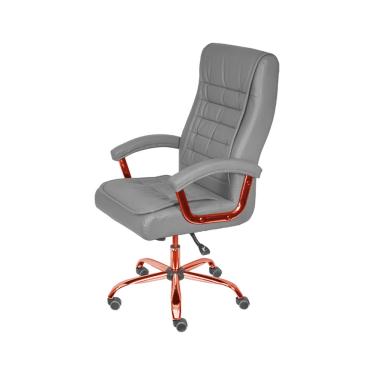 Imagem de Cadeira Escritorio Oslo - Cinza | Rose Gold