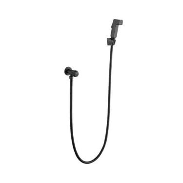 Imagem de Ducha Higiênica Chuveirinho Intima Banheiro 120cm Preta - Deckcasa