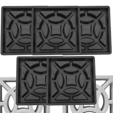 Imagem de 5un Forma Plastica p Bloco Concreto Elemento Vazado Tijolo Aberto 39x3