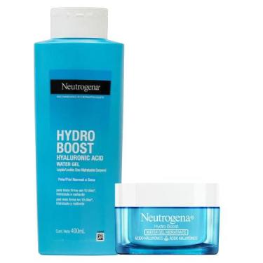 Imagem de Kit Neutrogena Gel Facial Hydro Boost Water 50g + Hidratante Corporal 