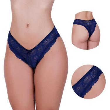 Imagem de Kit 10 Calcinha de Renda e Elástico no Cós Júlia - NAKA MODAS, GG, Sor