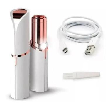 Imagem de Aparador Elétrico Batom Depilador Recarregável Cabo USB BATON - MARKEL