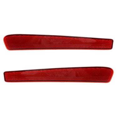 Imagem de Crapyt Tampa de luz refletora de para-choque traseiro, lâmpada de substituição do refletor traseiro esquerdo e direito para 81920-02140/81920-12120+8191002200/8191012130, compatível com Toyota Corolla