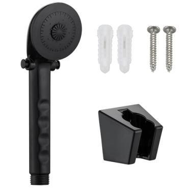 Imagem de Chuveiro externo com suporte de chuveiro, chuveiro RV para veículos recreativos, motorhomes, campistas e trailers (preto)