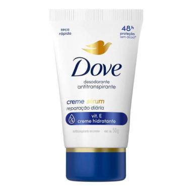 Imagem de Desodorante Dove Antitranspirante Creme Sérum Reparação Diária 50g