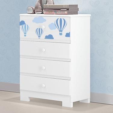 Imagem de Cômoda Infantil Happy 100% MDF Tuboarte 4 Gavetas