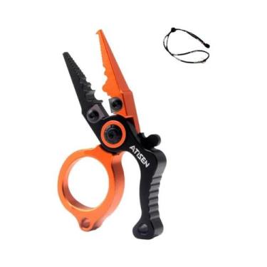 Imagem de Kit De Equipamentos De Pesca Com Alicate De Alumínio Para Água Salgada