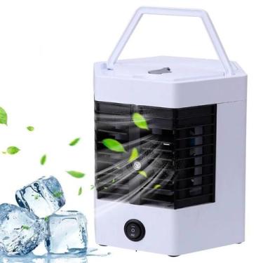 Imagem de Mini Ar Condicionado Usb Portátil Com Ventilador Eficiente - Climatiza
