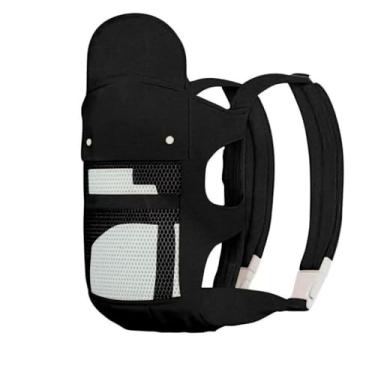 Imagem de Canguru Para 0-3 Anos Ergonômico 3 Em 1 Estilo Canguru Frontal Infantil Hipseat (preto(sem banquinho cintura))