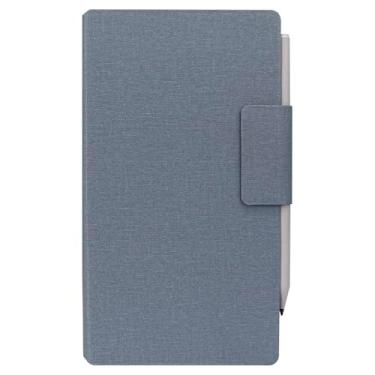 Imagem de ZhaoCo Capa magnética para Remarkable Paper Pro Move 7,3" 2025, leve capa Folio Case Cover de couro PU com fecho protetor - azul