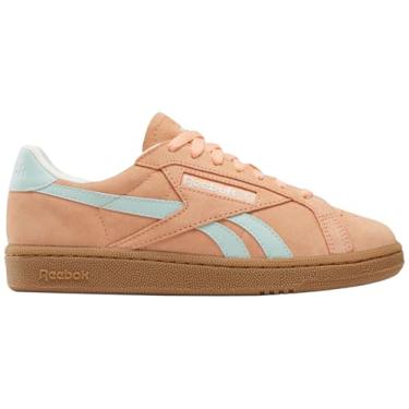 Imagem de Reebok Tênis feminino Club C Grounds Uk, sunkissedorange glitchaqua chalk, 34 BR