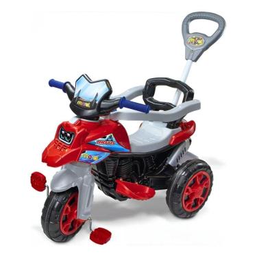 Imagem de Triciclo Infantil Moto Trail VM com Haste Removível - Maral