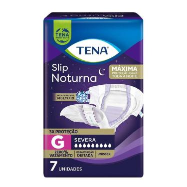 Imagem de Fralda Geriátrica Tena Slip Noturna Tamanho G 7 unidades