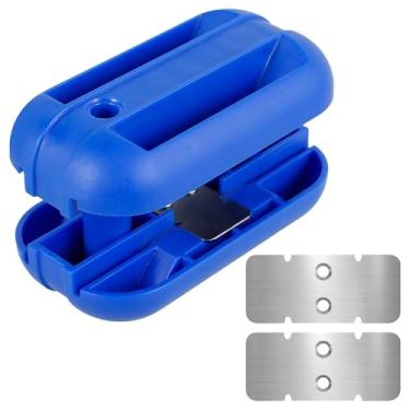 Imagem de FALESOUL Aparador de borda de borda, aparador de borda de plaina manual com 2 lâminas de carboneto de tungstênio, aparador de borda folheada para compensado de PVC folheado de madeira, acabamento em