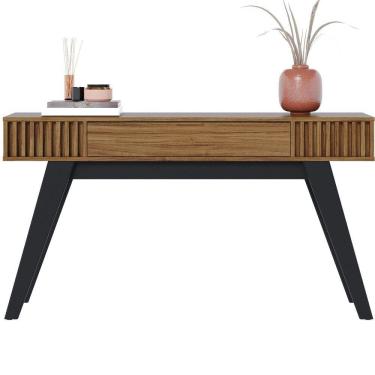 Imagem de Aparador Para Sala 136 cm Com Gaveta RIV1525 Noce Milano CLB