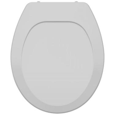 Imagem de Assento Sanitário Oval Universal Cinza  Polipropileno Convencional Tup