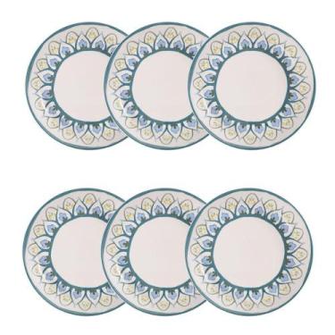 Imagem de Jogo de 6 Pratos Fundos 20,5 cm Oxford Flat Nisa