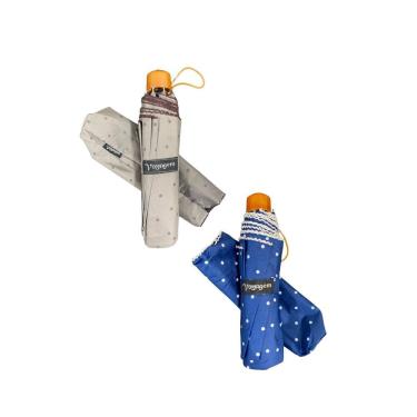 Imagem de Kit 02 Guardas-Chuva Reforçado Voyagem Cinza E Azul Mar 010R