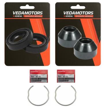 Imagem de Retentor Bengala, Guarda Pó, Anel Trava Pop 110i 16 Á 24 Par - Vedamot