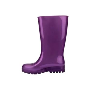 Imagem de Melissa Welly Bota de chuva feminina, Borgonha perolada, 36