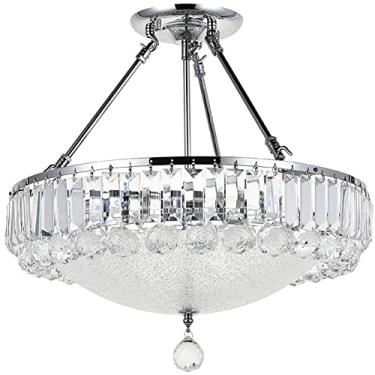 Imagem de Luminária pendente moderna LED, lustre moderno minimalista LED para restaurante, lustre de cristal moderno de luxo, luminária pendente de cristal K9 transparente, luminária de vidro LED para