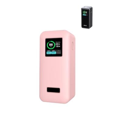 Imagem de Capa para carregador portátil Anker Prime 20000mAh (200 W), protetor de silicone macio, portátil, resistente a arranhões, com cordão, rosa