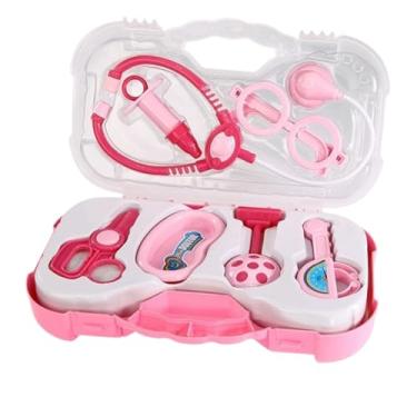 Imagem de Kit Medica Maleta Doutora 14x2 GRANDE Infantil com Estetoscópio e Acessórios - PANAMI