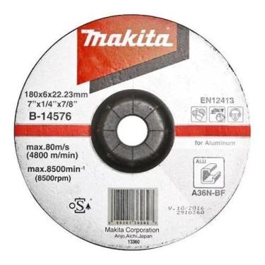Imagem de Disco de Desbaste para Aluminio 180mm Makita B-14576 - 10 Unidades