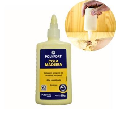 Imagem de Cola Madeira Polyfort 90g Pulvitec