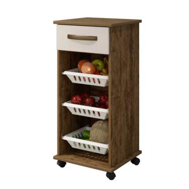 Imagem de Armário Cozinha com Fruteira Curitiba Arte Móveis Ipê/Off