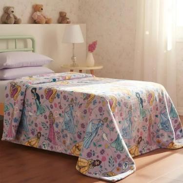 Imagem de Coberta Infantil Manta Princess Super Fofinha E Grossa PRINCESA - JM E