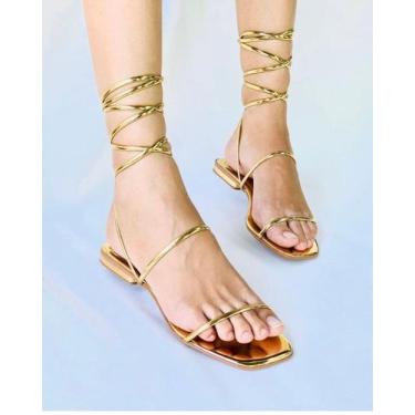 Imagem de Rasteira dourada - Virtuosa store