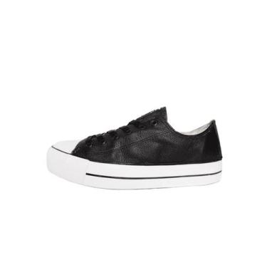 Imagem de Tênis Qix Hills Low Couro Feminino - Original, Preto, 42