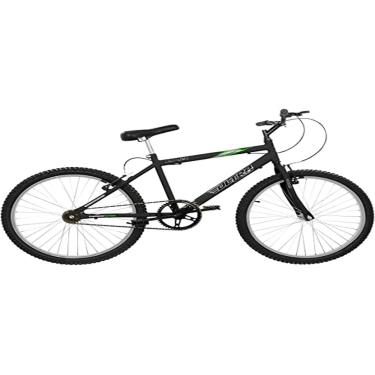 Imagem de Bicicleta de Passeio Ultra Bikes Esporte Aro 24 Reforçada Freio V-Brake Sem Marcha Preto Fosco