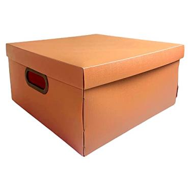 Imagem de Caixa Organizadora, Grande, Doce de Leite, 35 X 35 X 16 Cm, Protêa