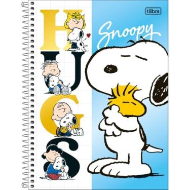 Imagem de Tilibra - Caderno Espiral Capa Dura Universitário 1 Matéria Snoopy 80 Folhas - Hugs Snoopy