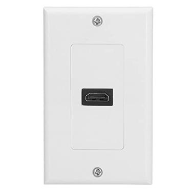 Imagem de Generic Passagem de Cabo Através da Inserção, Placa de Parede de Interface Multimídia de Alta Definição Passagem de Alta Velocidade Através de Resolução 4K para Home Theater