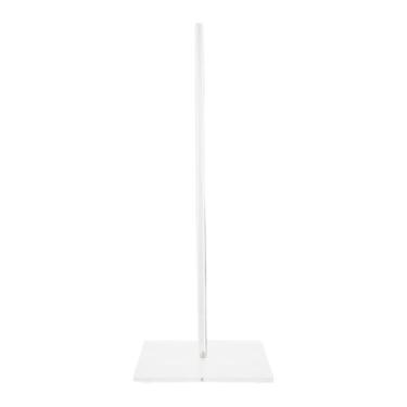 Imagem de AFXGUSD Suporte de Acrílico para Donuts Suporte para Bagels Expositor de Doces Apresentação única para Aniversários Casamentos Chá de Bebê Natal Cozinha Sala, Quadrado 30x11.5cm