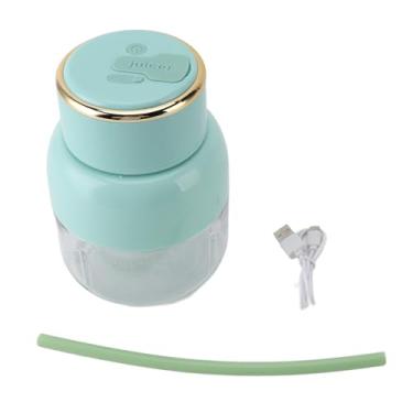 Imagem de Liquidificador portátil recarregável por USB 800 ml, copo de liquidificador pessoal, espremedor elétrico para casa, escritório, academia, acampamento, viagem, grau alimentício, PC plástico 11 x 16 cm
