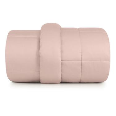 Imagem de Edredom Queen Altenburg Algodão Lux 200 Fios Plumi Rosa Lille