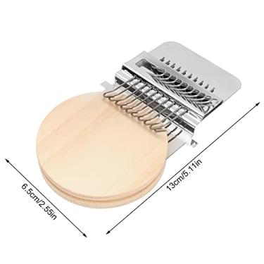 Imagem de YOUTHINK Ferramenta de Tear de Tecelagem Com 28 Ganchos, Mini Máquina de Costura Manual para Reparo Rápido de Tecidos e Criação de Estilo, Perfeita para Jeans e Meias (Marfim)