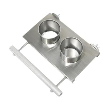 Imagem de MFMEXUL Alimentadores para Pássaros, Comedouros E Bebedouros em aço Inoxidável, Acessórios para água, Alimentadores para Agapornis, Papagaios E Periquitos.