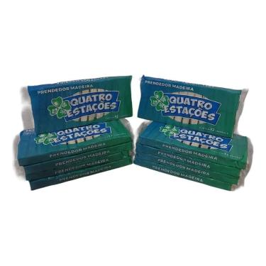 Imagem de 2X Kit 120 Prendedor De Roupa Pregador Varal Madeira 10 Duzi